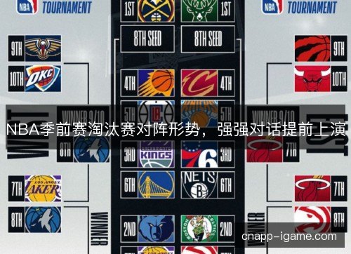 NBA季前赛淘汰赛对阵形势，强强对话提前上演